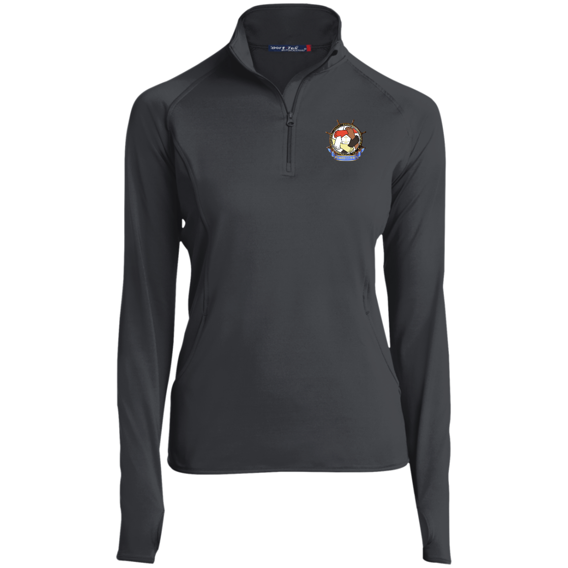 50th Anniversary Ladies' 1/2 Zip Performance Pullover