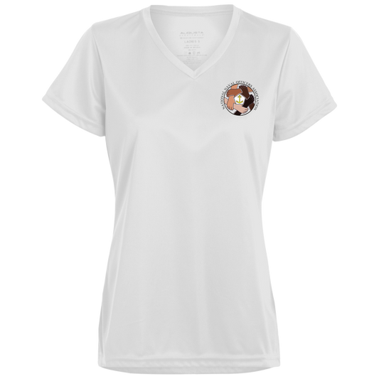 Ladies’ Moisture-Wicking V-Neck Tee