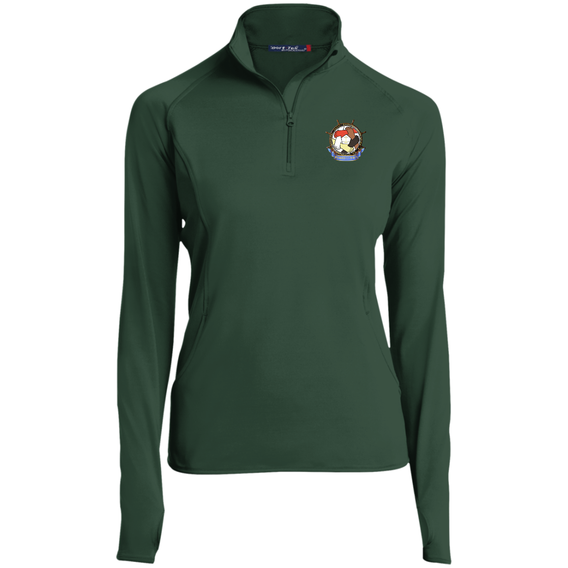 50th Anniversary Ladies' 1/2 Zip Performance Pullover
