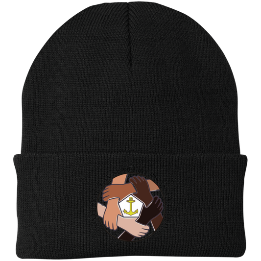Embroidered Knit Cap
