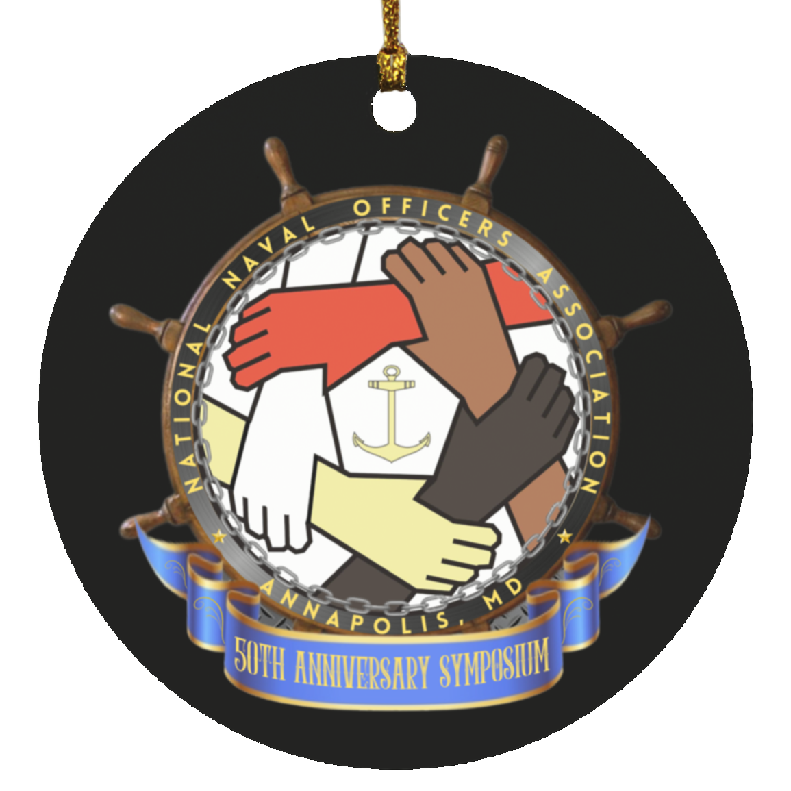 50th Anniversary Circle Ornament