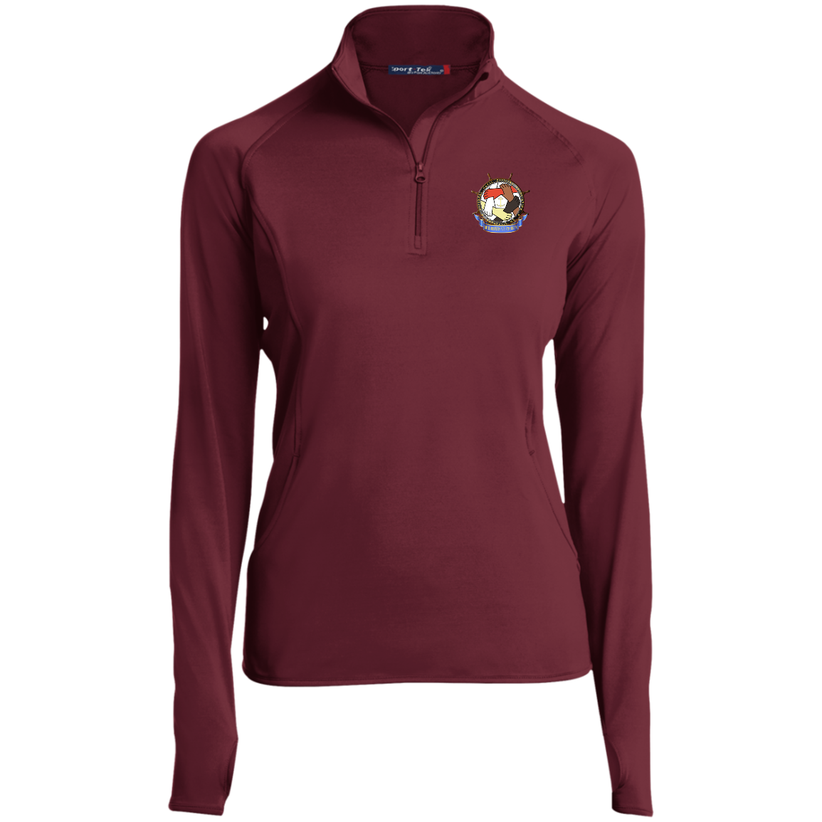 50th Anniversary Ladies' 1/2 Zip Performance Pullover